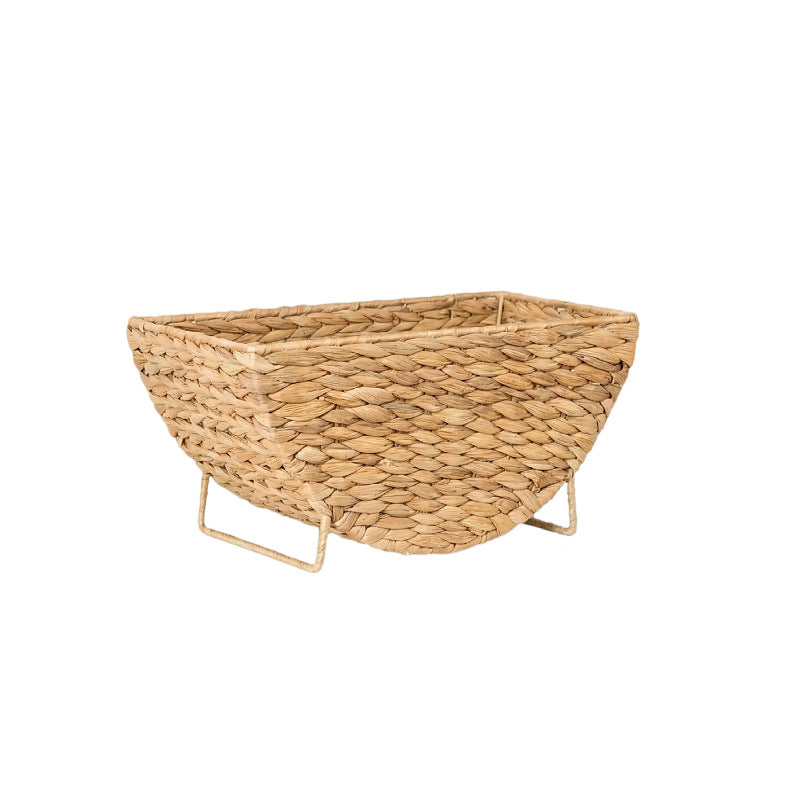 Decorative basket for storing blankets and magazines Siopsrl