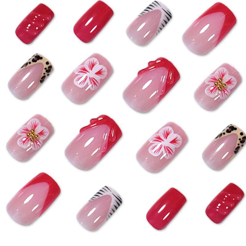 Siopsrl | Creative Floral Press-On Nail Art Set Siopsrl