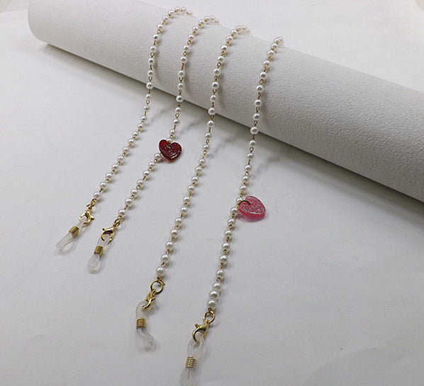 Siopsrl | Pearl necklace with heart pendant Siopsrl