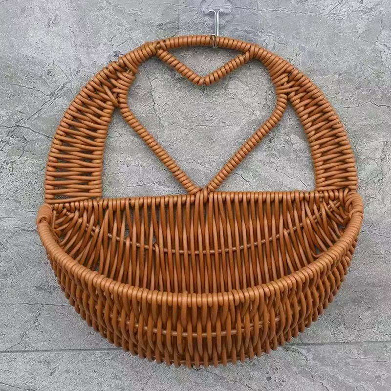 Siopsrl | Heart-Shaped Woven Storage Basket Siopsrl