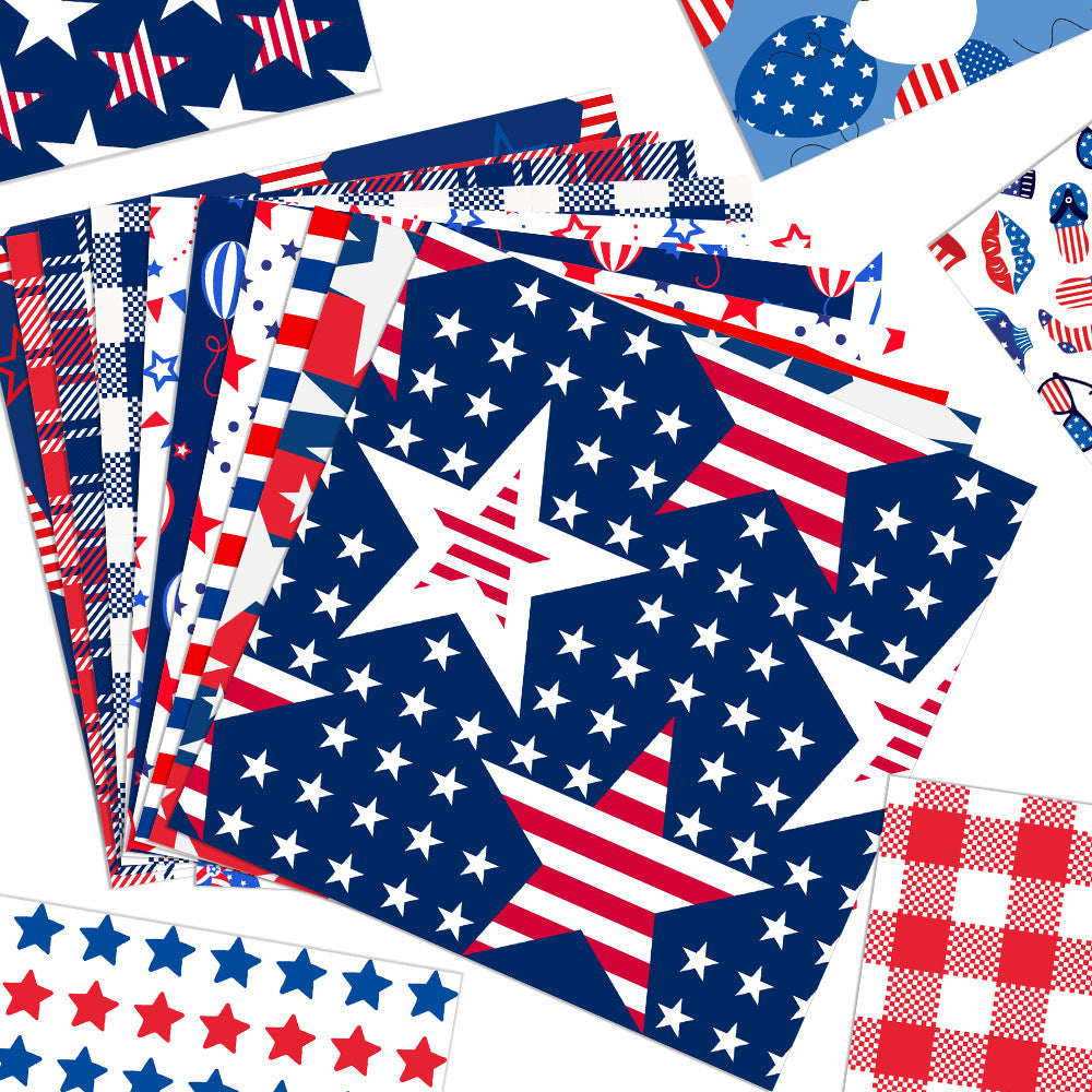 Siopsrl | Unisex patterned party napkins made of paper with star and stripe designs Siopsrl