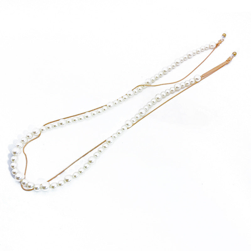 Siopsrl | Elegant pearl glasses holder chain Siopsrl