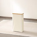 Elegant waste bin with bamboo lid Siopsrl
