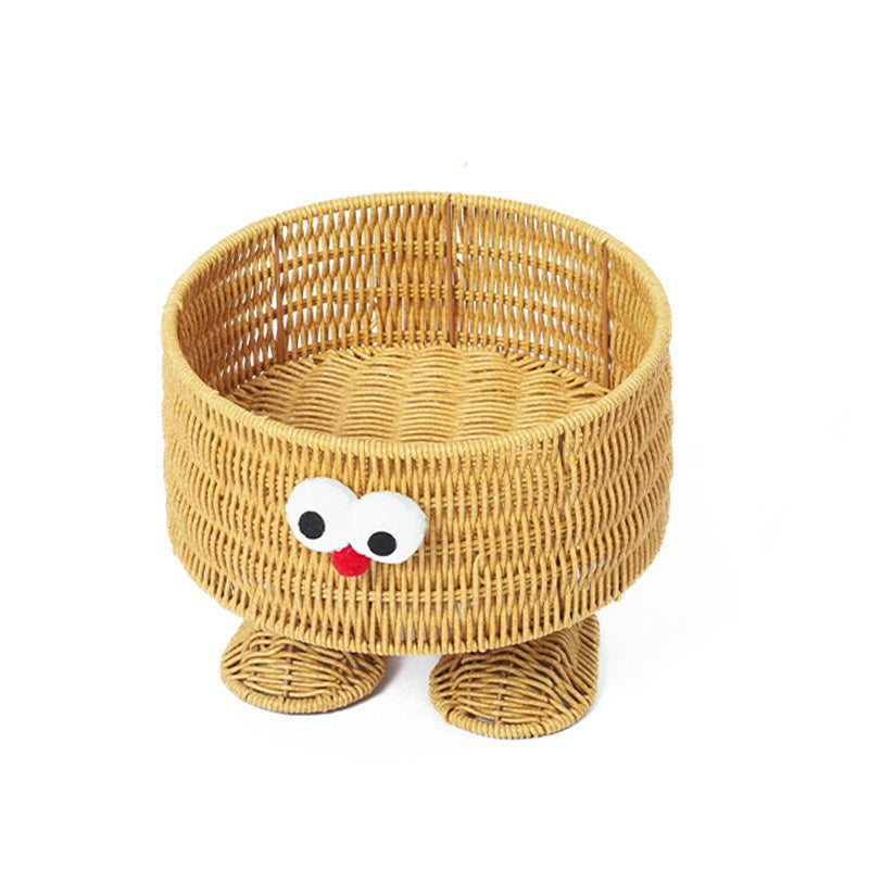 Fish-Shaped Woven Storage Basket Siopsrl