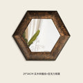Hexagonal Decorative Wall Mirror