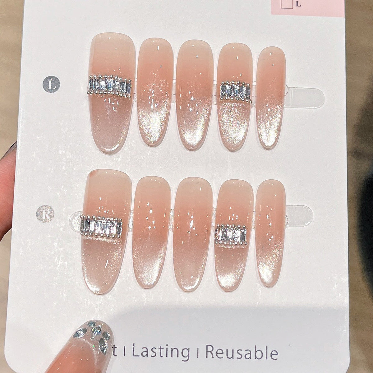 Siopsrl | Premium Glitter Nail Tips Siopsrl