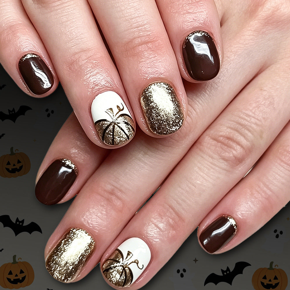 Halloween-Themed Gel Nail Art Set Siopsrl