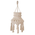 Macramé Hanging Light Fixture Siopsrl