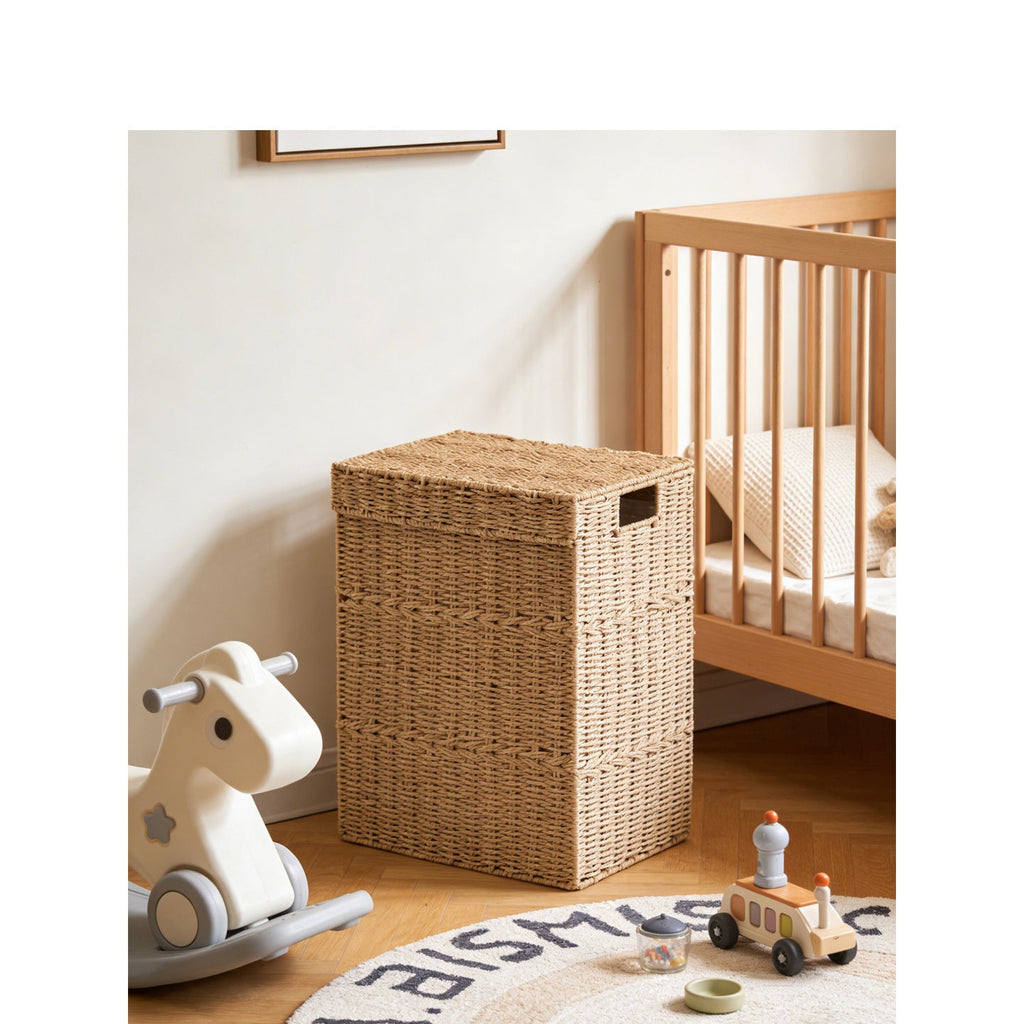 Natural Straw Storage Basket Siopsrl