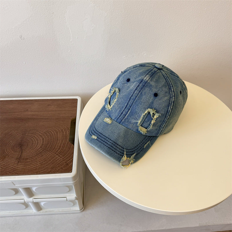 Siopsrl | Men's Distressed Denim Baseball Cap Siopsrl Siopsrl | 78392Siopsrl | 899