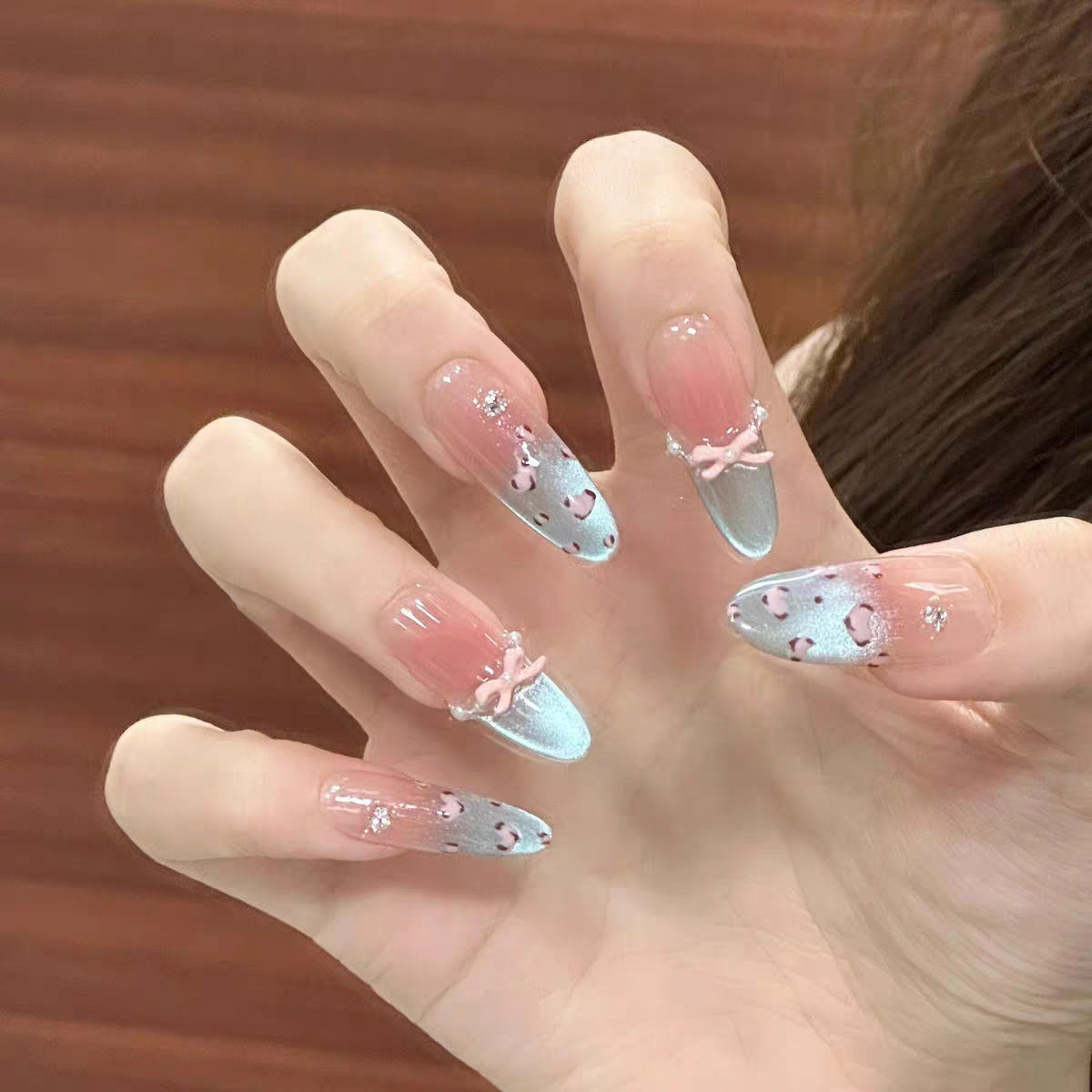 Siopsrl | Floral Design Press-On Nail Set Siopsrl
