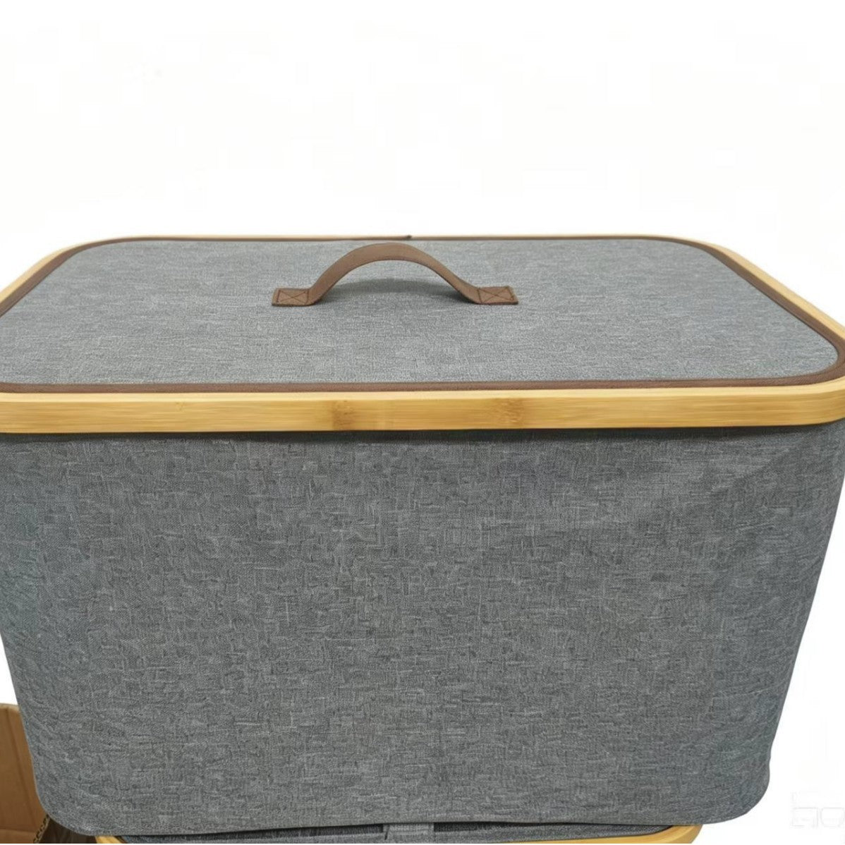 Storage boxes with elegant bamboo accents Siopsrl
