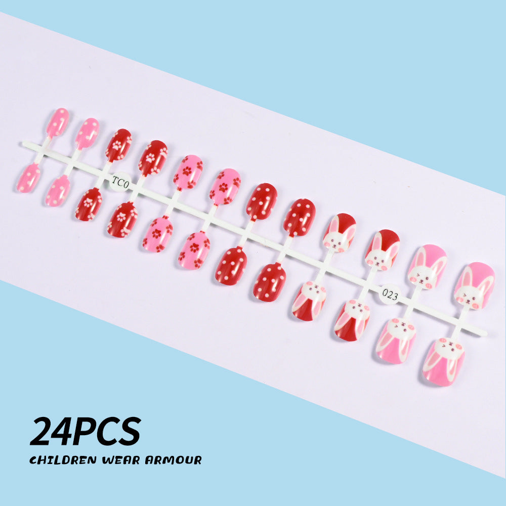 Siopsrl | Children's Fun-Themed Press-On Nail Set Siopsrl