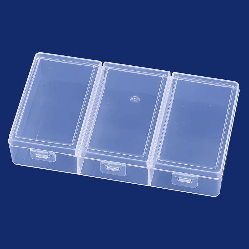 Multi-Compartment Clear Craft Storage Case Siopsrl