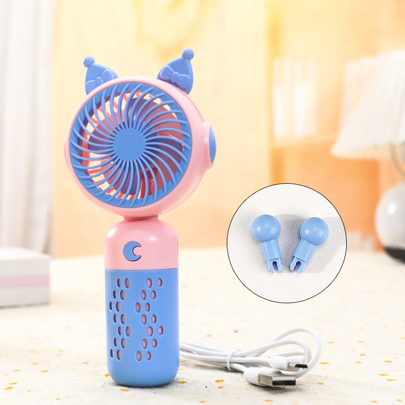 Siopsrl | Women's portable hand fan with cute cat design Siopsrl