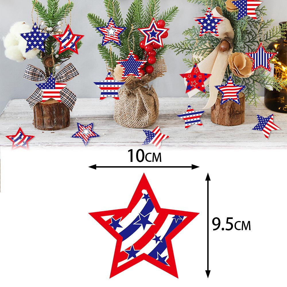 Siopsrl | Unisex nan multi-layer 3D paper star hanging decoration with hanging loops Siopsrl
