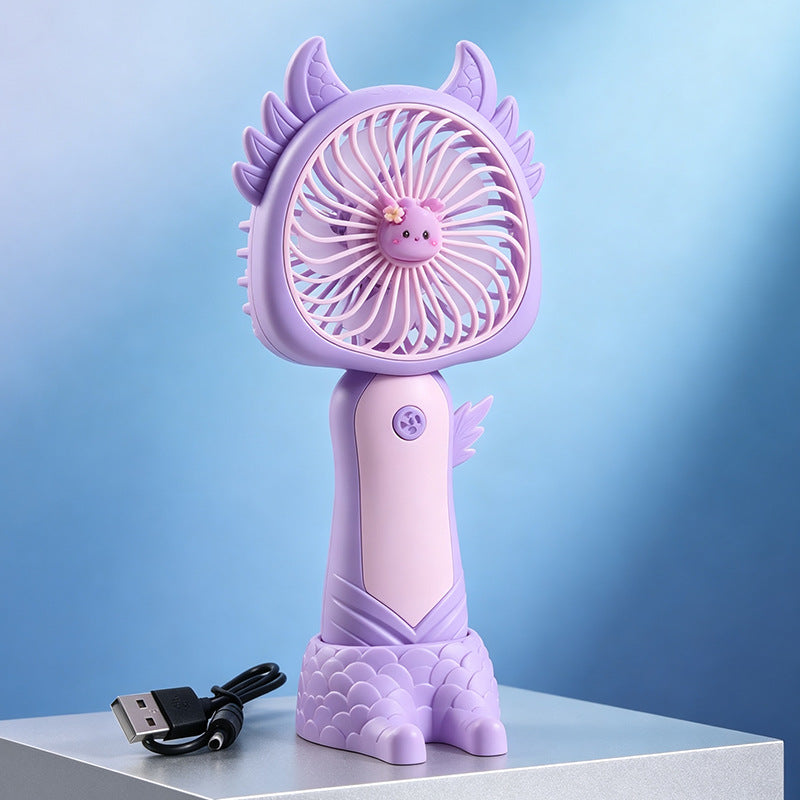 Siopsrl | Women's portable hand fan with cute cat design Siopsrl