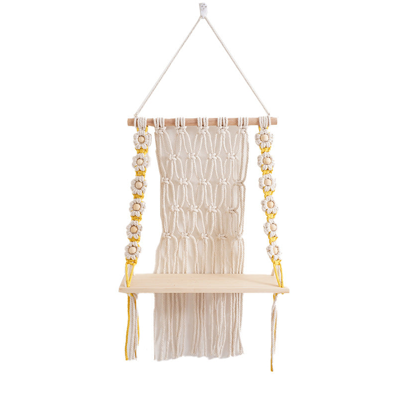 Decorative Macramé Swing Shelf Siopsrl