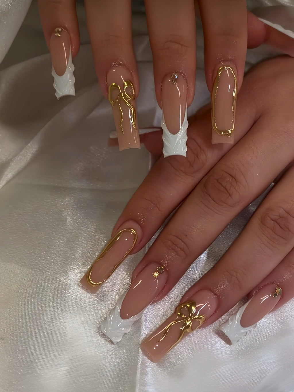 Siopsrl | Decorative Long Press-On Nail Extensions Siopsrl