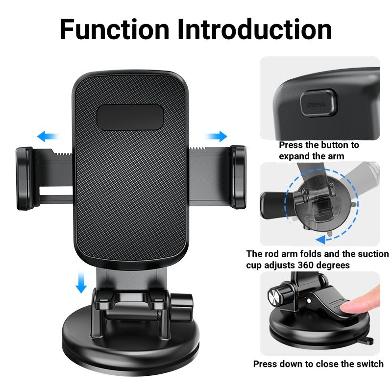 Siopsrl | Unisex Auto-Smartphone-Mount with 360-Degree Rotating Mechanism Siopsrl