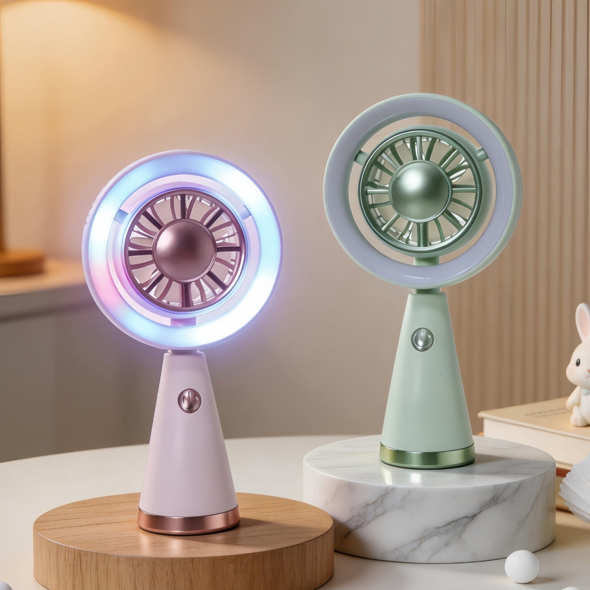 Siopsrl | Ladies portable fan with LED light Siopsrl