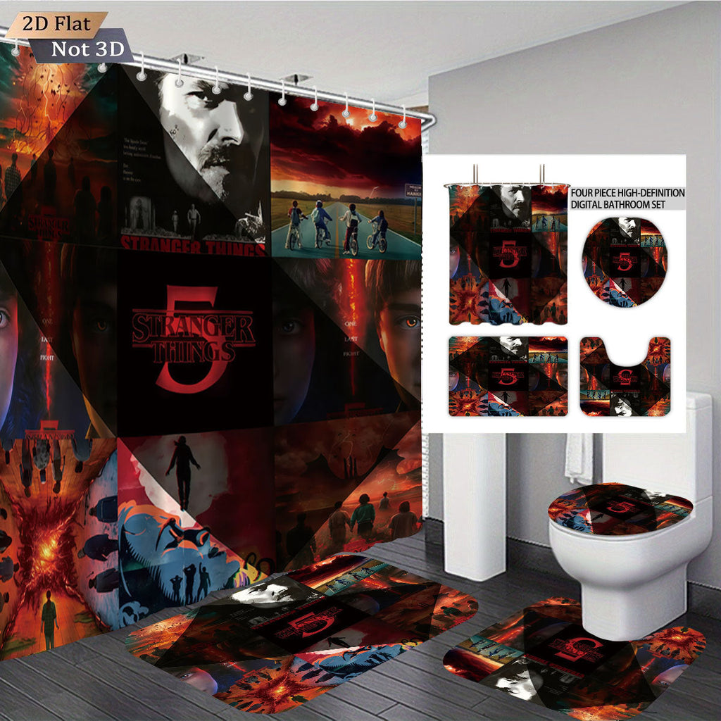 Siopsrl | Stranger Things Adventure-Themed Digital Bathroom Set Siopsrl