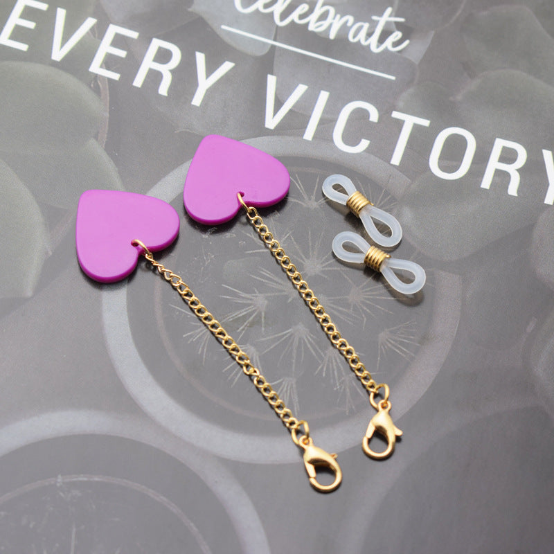 Siopsrl | Heart-Shaped Decorative Eyewear Chain Siopsrl