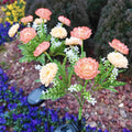 Solar-Powered Lifelike Bloom Garden Stake With Multi-Head LED Cluster And Waterproof Dusk-To-Dawn Sensor Siopsrl