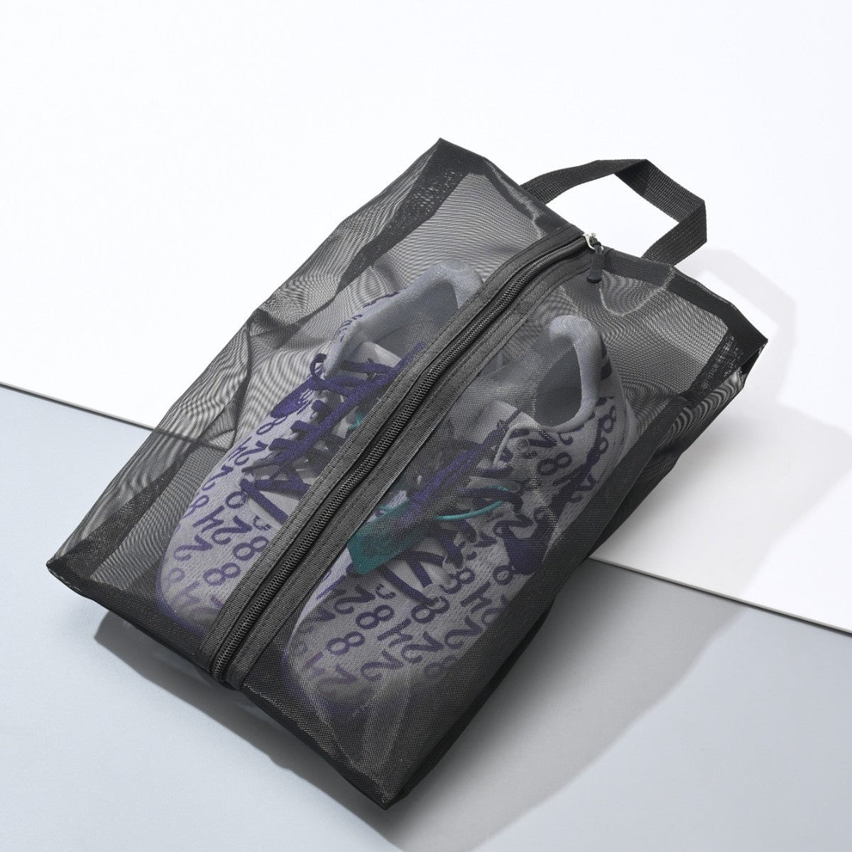 Siopsrl | Transparent Mesh Zipper Shoe Bag with Handle Siopsrl