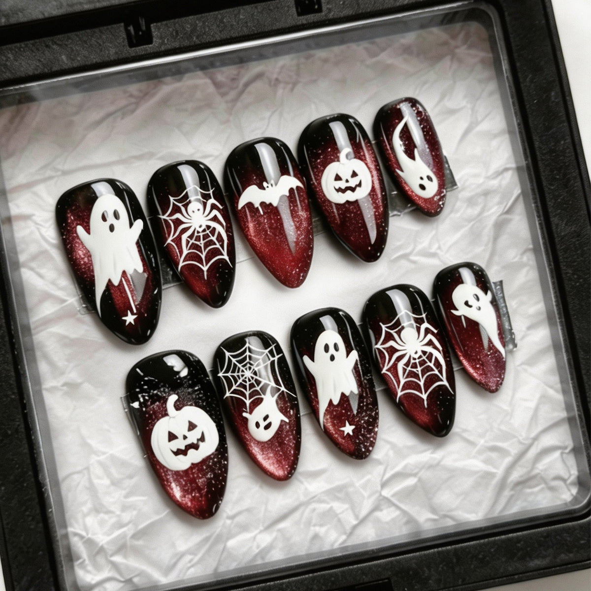 Halloween Themed Press-On Nail Art Siopsrl