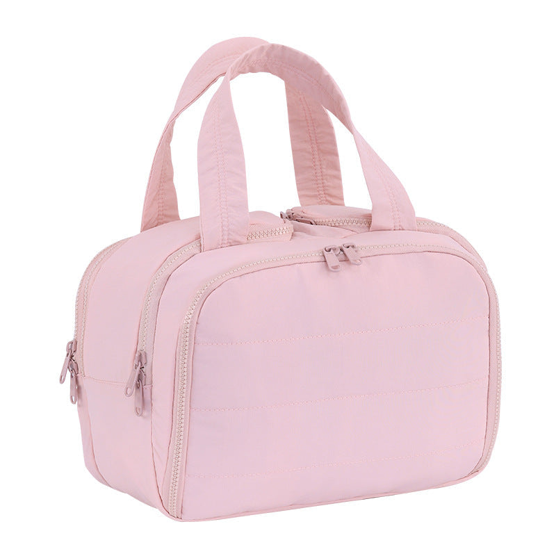 Cosmetic Organizer With Multiple Compartments And Practical Carrying Handle Siopsrl