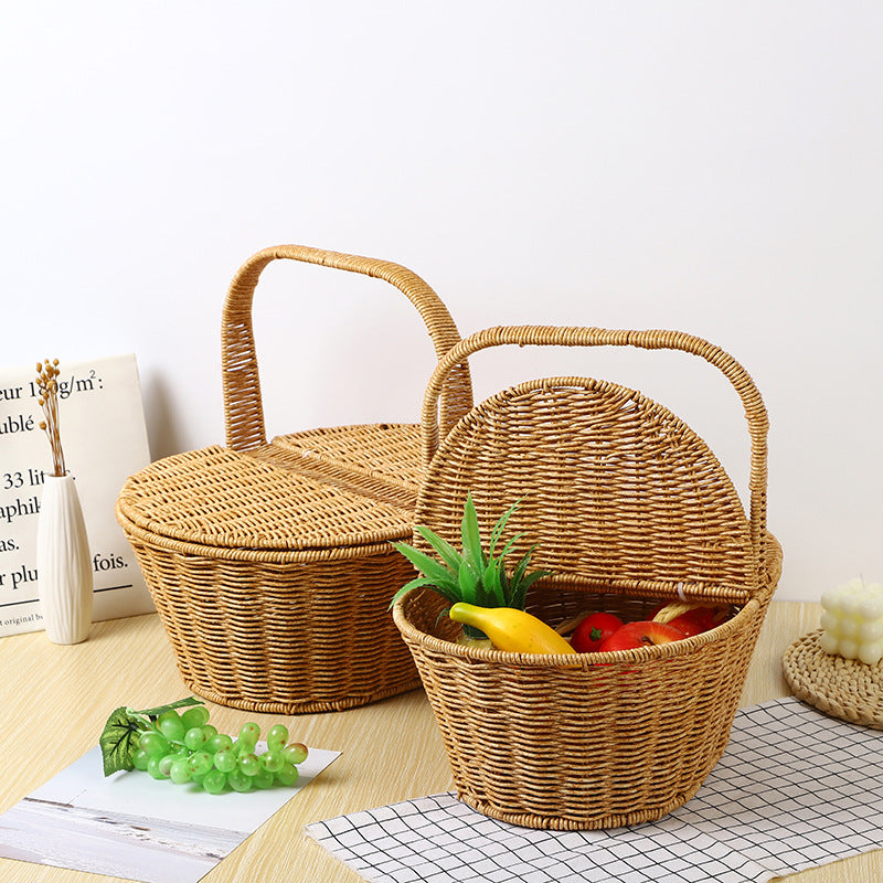 Woven Picnic Basket Siopsrl
