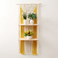 Macramé Wall Decor with Shelving Siopsrl