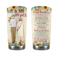 Siopsrl | Insulated Stainless Steel Travel Tumbler With Heartfelt Poem And Illustrated Elderly Couple Design