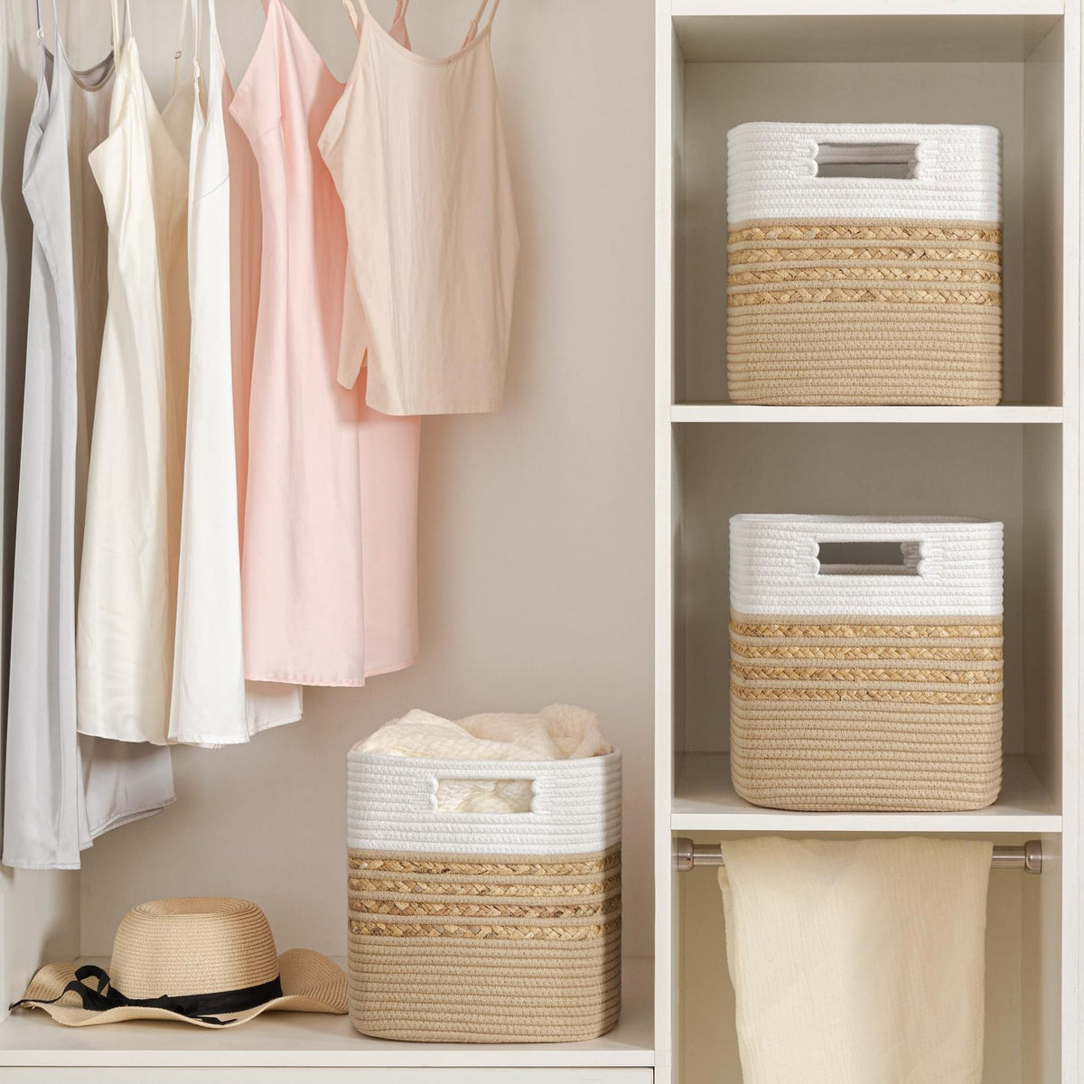 Functional storage basket with carrying handles Siopsrl