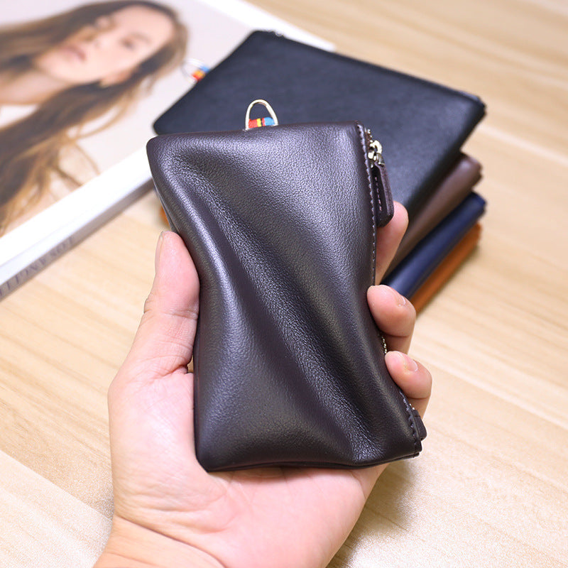 Siopsrl | Zippered Leather Cardholder Siopsrl