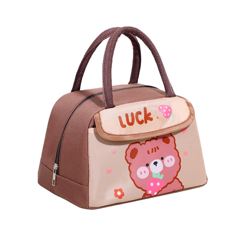 Cute Animal Character Insulated Lunch Bag