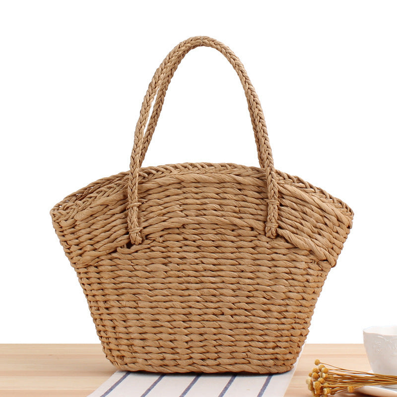 Siopsrl | Hand-knotted shopping bag made of natural wicker Siopsrl