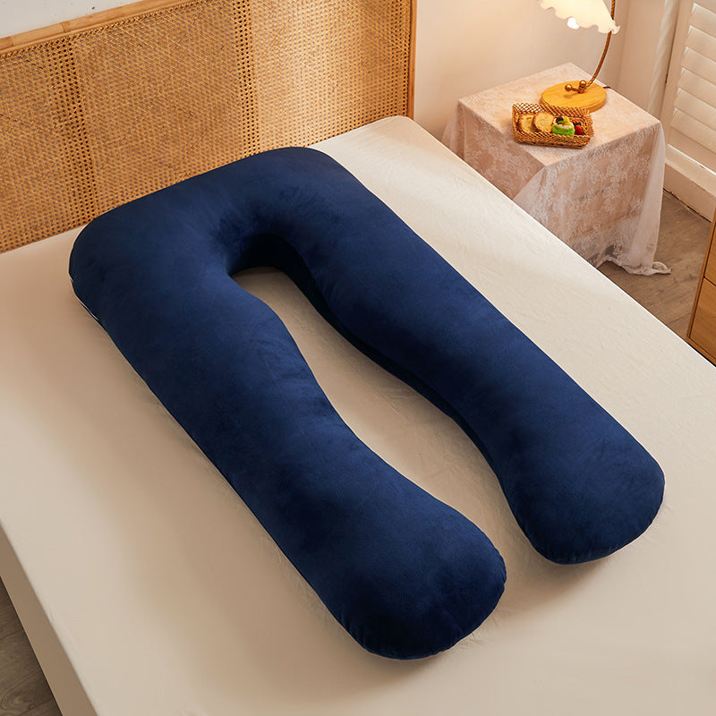 Siopsrl | Full-Body U-Shaped Maternity Support Pillow With Removable Velour Cover
