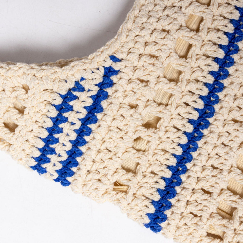 Siopsrl | Macrame Beach Bag with Modern Structural Details Siopsrl