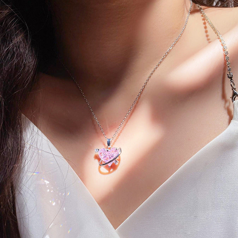 Siopsrl | Playful Heart Pendant Necklace Siopsrl