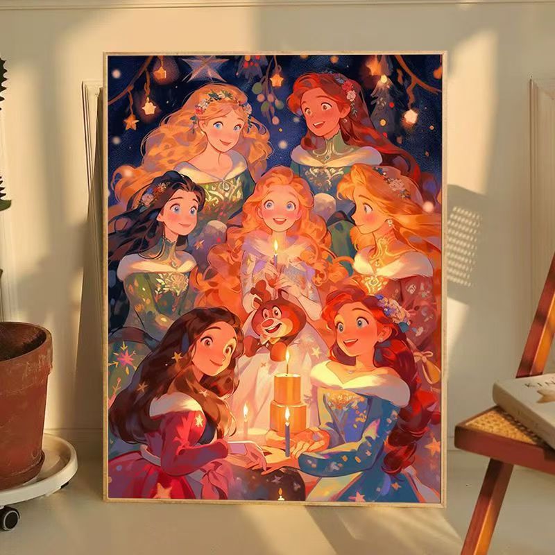 Siopsrl | Enchanted Storybook Princess Wall Art Siopsrl