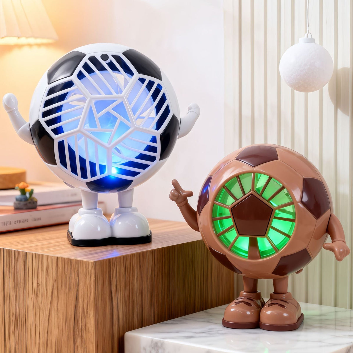 Siopsrl | Creative table fan in football design Siopsrl