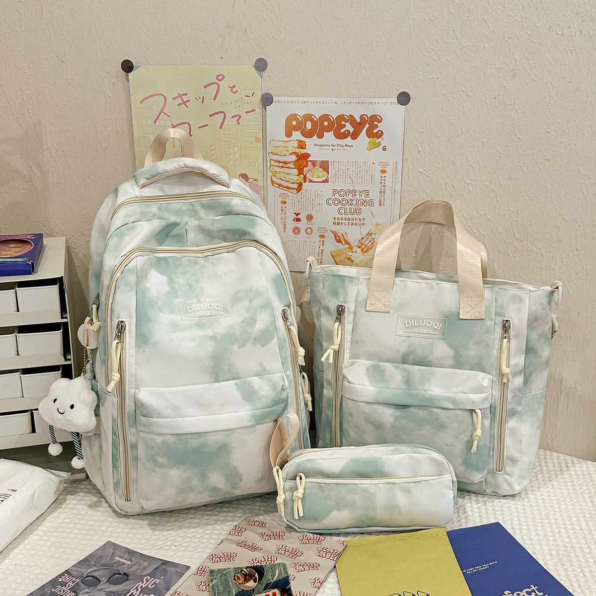Siopsrl | Versatile Multi-Functional Travel School Backpack Set Siopsrl