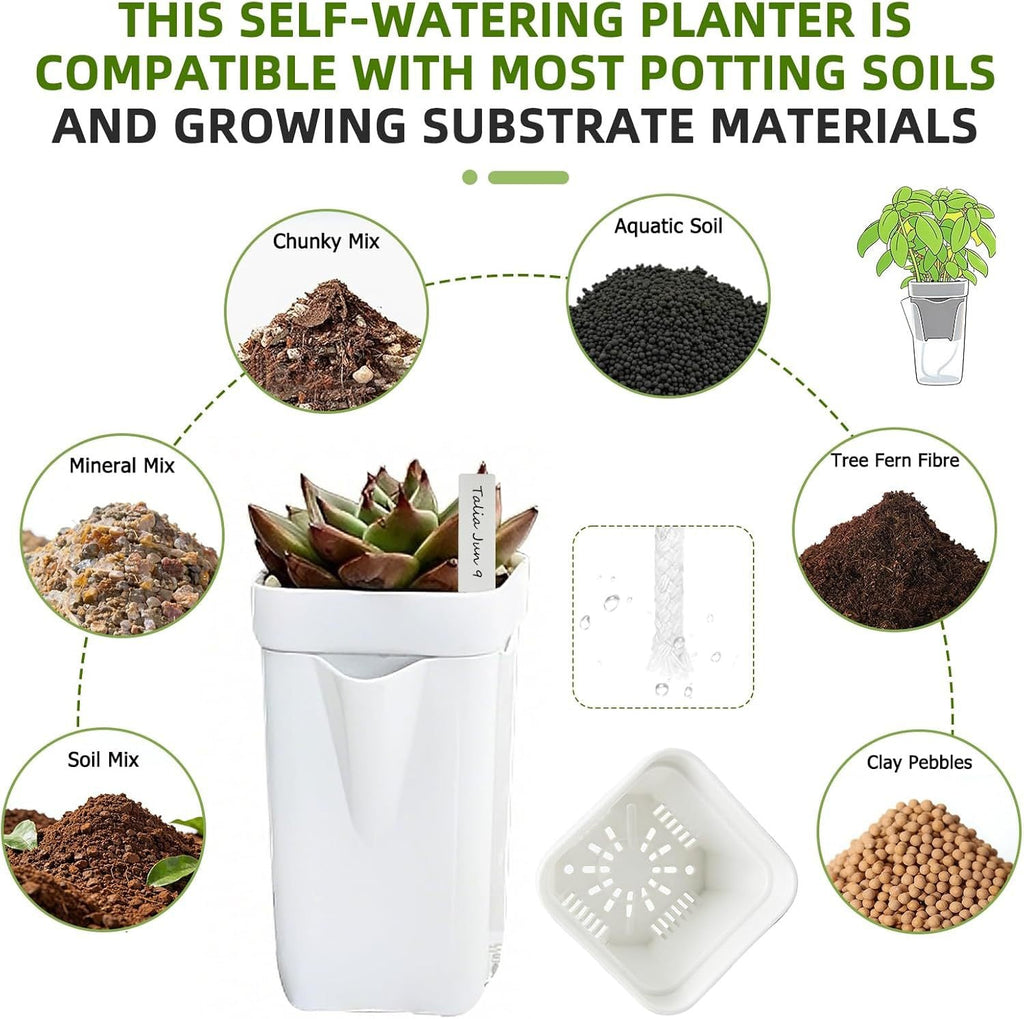 Self-Watering Planter Siopsrl