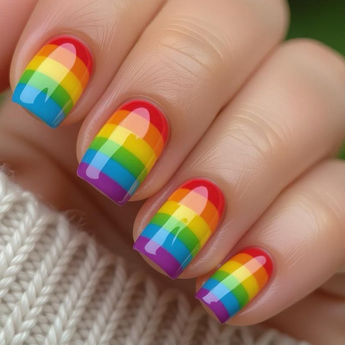 Siopsrl | Rainbow Gradient Nail Art Kit Siopsrl