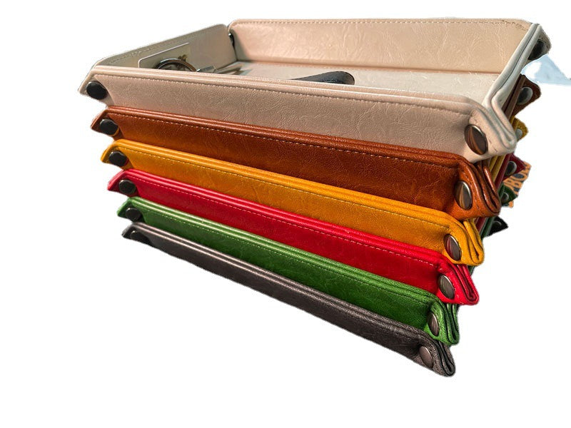 Stylish Leather Organizer Tray Siopsrl