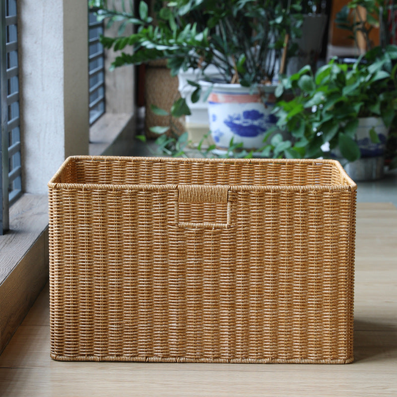 Siopsrl | Woven Storage Basket with Ergonomic Handles with Natural Fibers