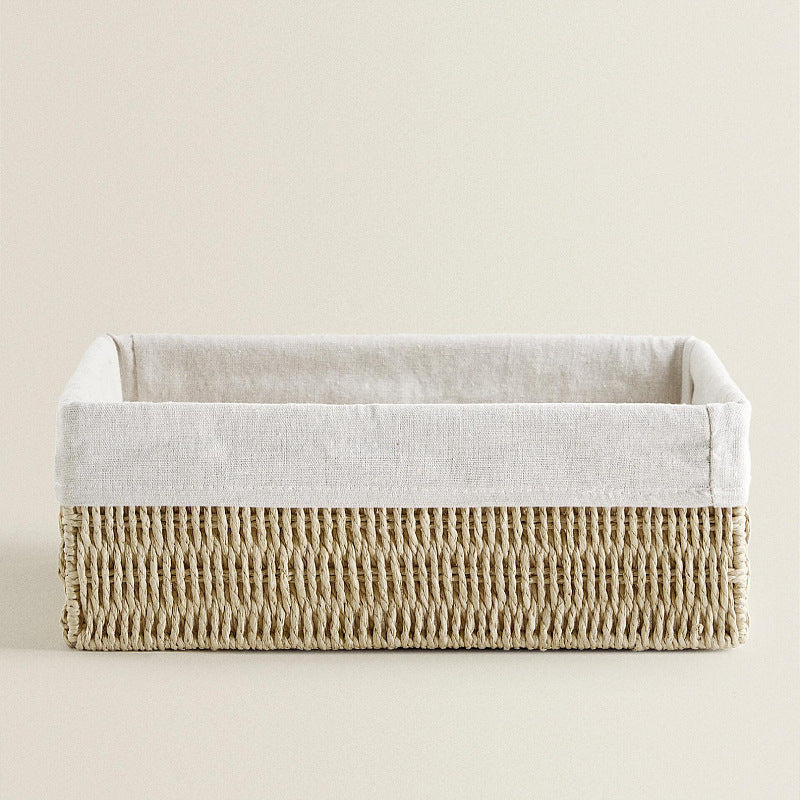 Natural storage basket with removable lining Siopsrl