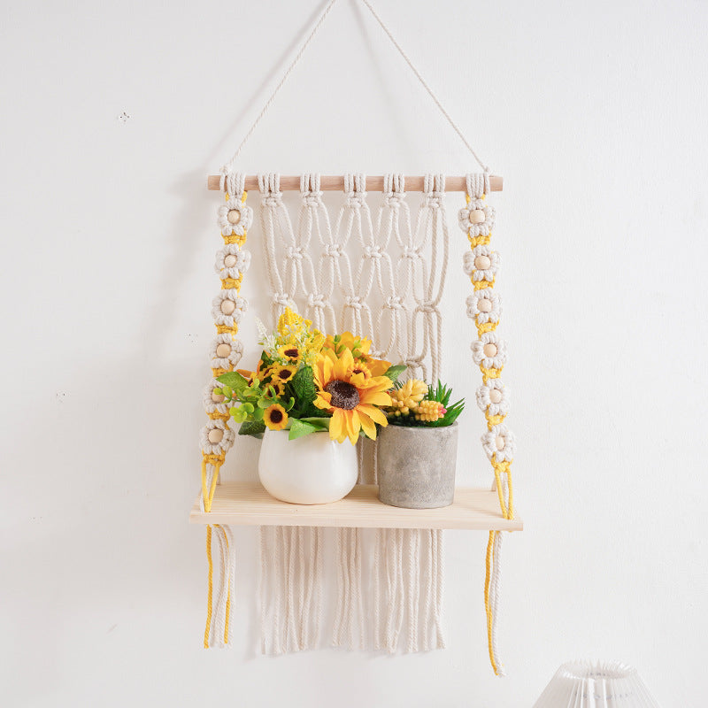 Decorative Macramé Swing Shelf Siopsrl